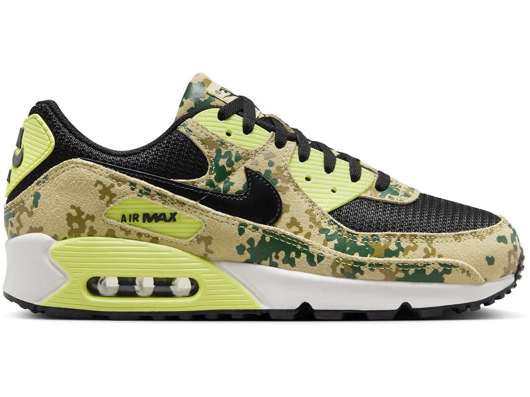 Nike Nike Air Max 90 Premium Team Gold Light Lemon Twist Phantom Black