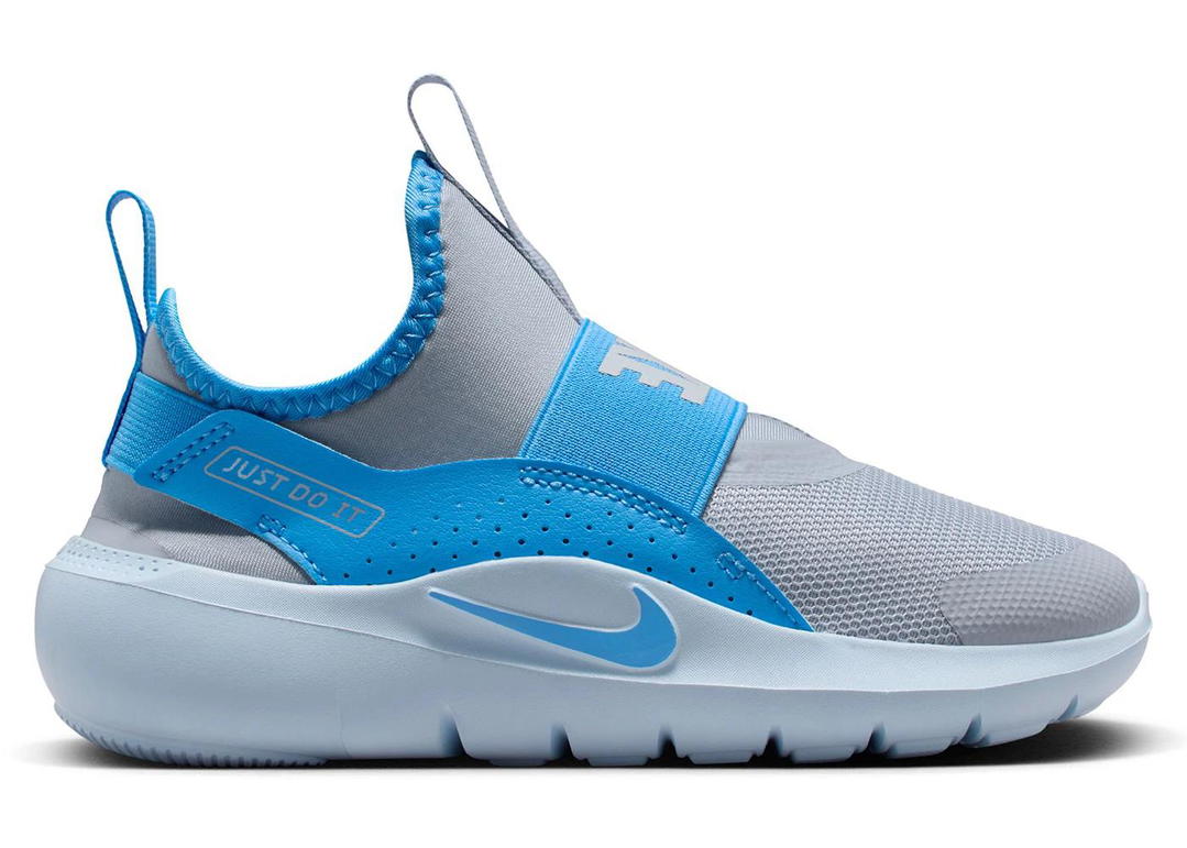 Nike Nike Flex Runner 4 Ghost Football Grey University Blue (PS)