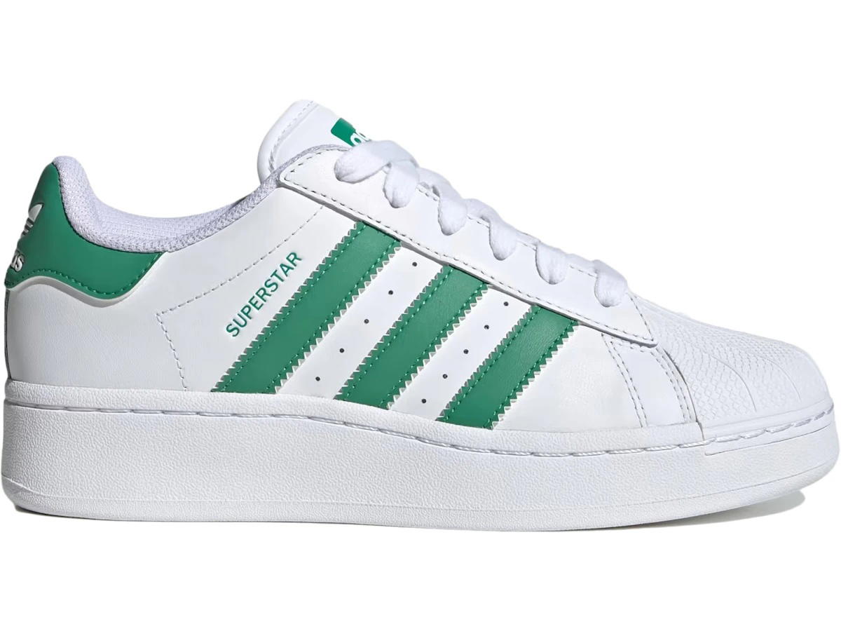adidas adidas Superstar XLG White Semi Court Green (Women's)