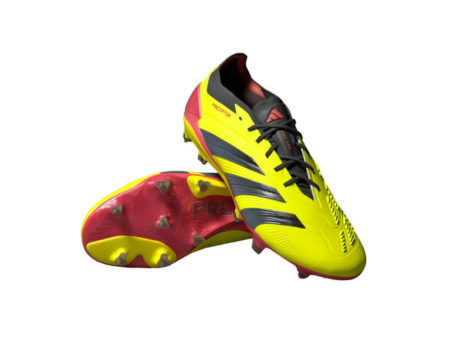 adidas adidas Predator Elite Firm Ground Football Boots Team Solar Yellow 2 Core Black And Solar Red - view 2