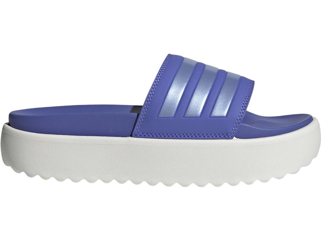 adidas adidas Adilette Platform Slides Semi Cobalt Blue Blue Spark Met. Core White (Women's)