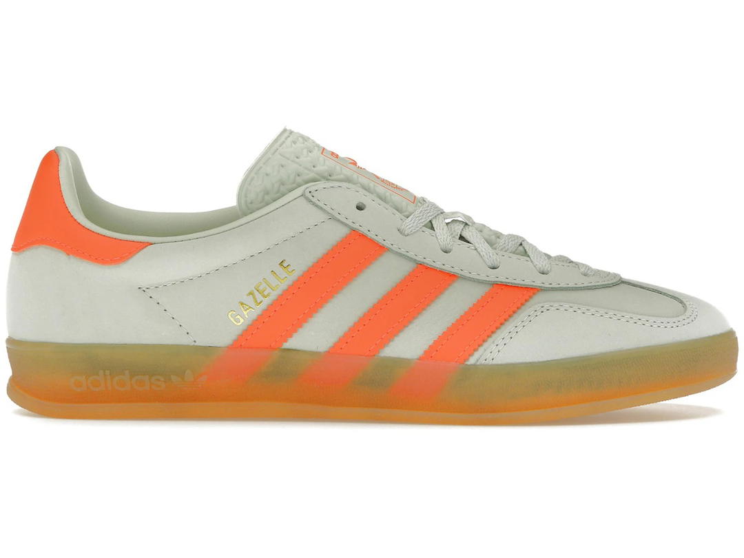 adidas adidas Gazelle Indoor Linen Green Solar Orange (Women's)