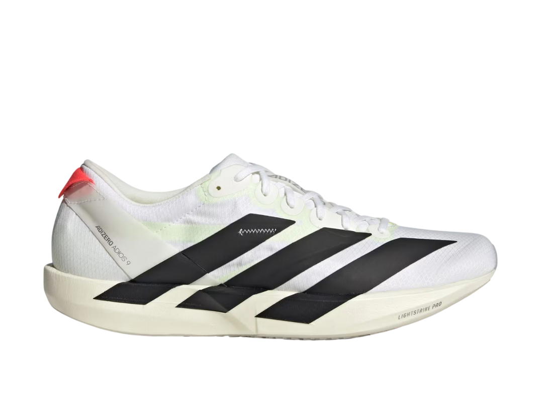 adidas adidas Adizero Adios 9 Cloud White Core Black And Silver Metallic