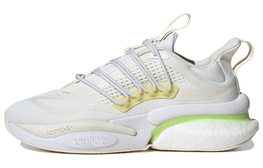 adidas Adidas AlphaBoost V1 Running Shoes 'White Yellow'