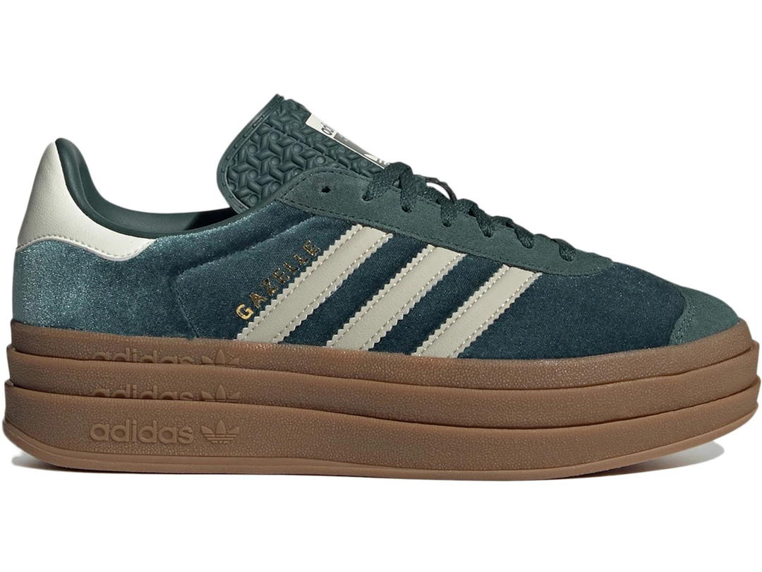 adidas adidas Gazelle Bold Mineral Green Velvet (Women's)