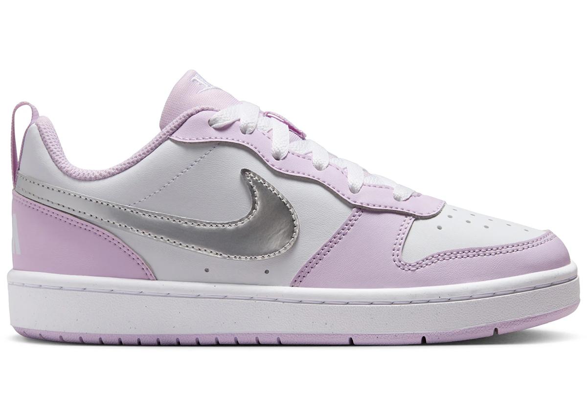 Nike Nike Court Borough Low Recraft SE Doll White Metallic Silver (GS)