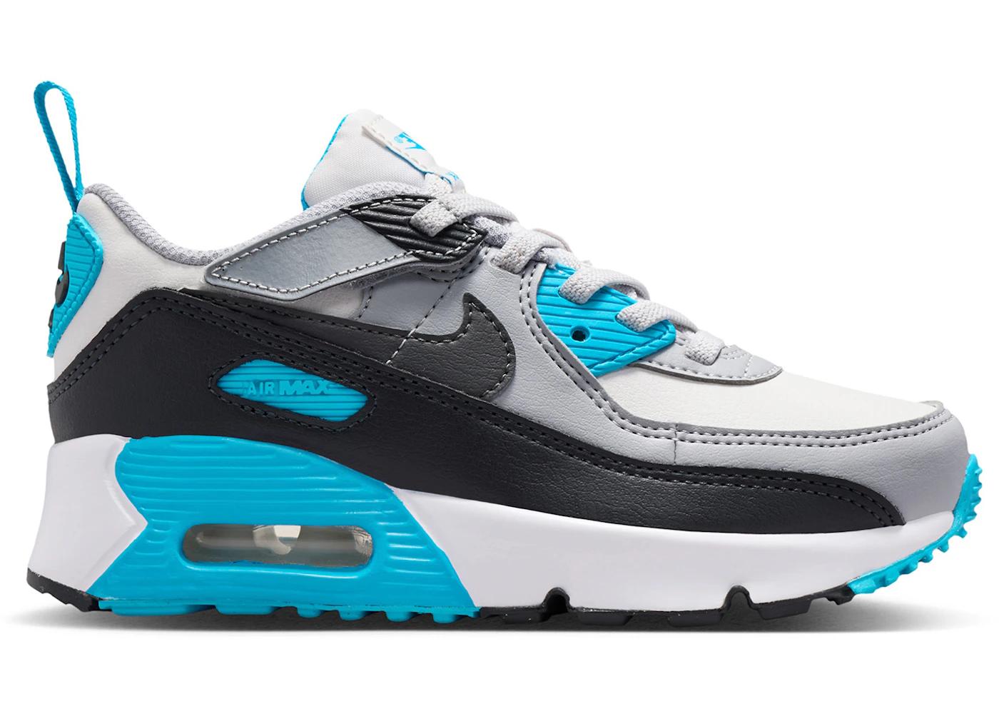 Nike Nike Air Max 90 EasyOn Platinum Tint Blue Lightning (PS)