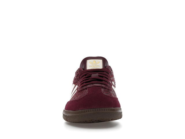 adidas adidas Samba OG Snakeskin Maroon Cream White (Women's) - view 2