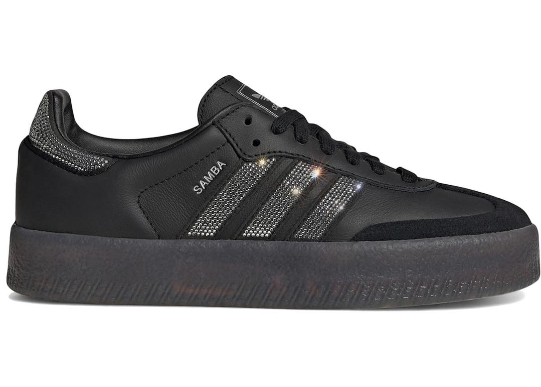 adidas adidas Sambae Rhinestone Black Silver (Women's)