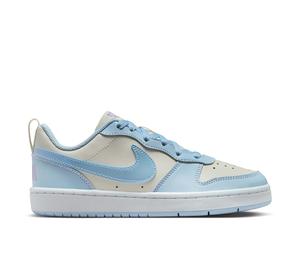 Buy Nike Court Borough Low Recraft Soft Pearl Hydrangeas White Celestine Blue (GS) at Sasom – Authentic and Ready to Ship