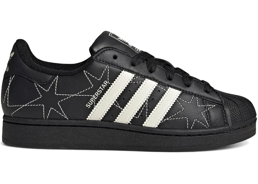 adidas adidas Superstar II Black Cream White Stars (Women's)
