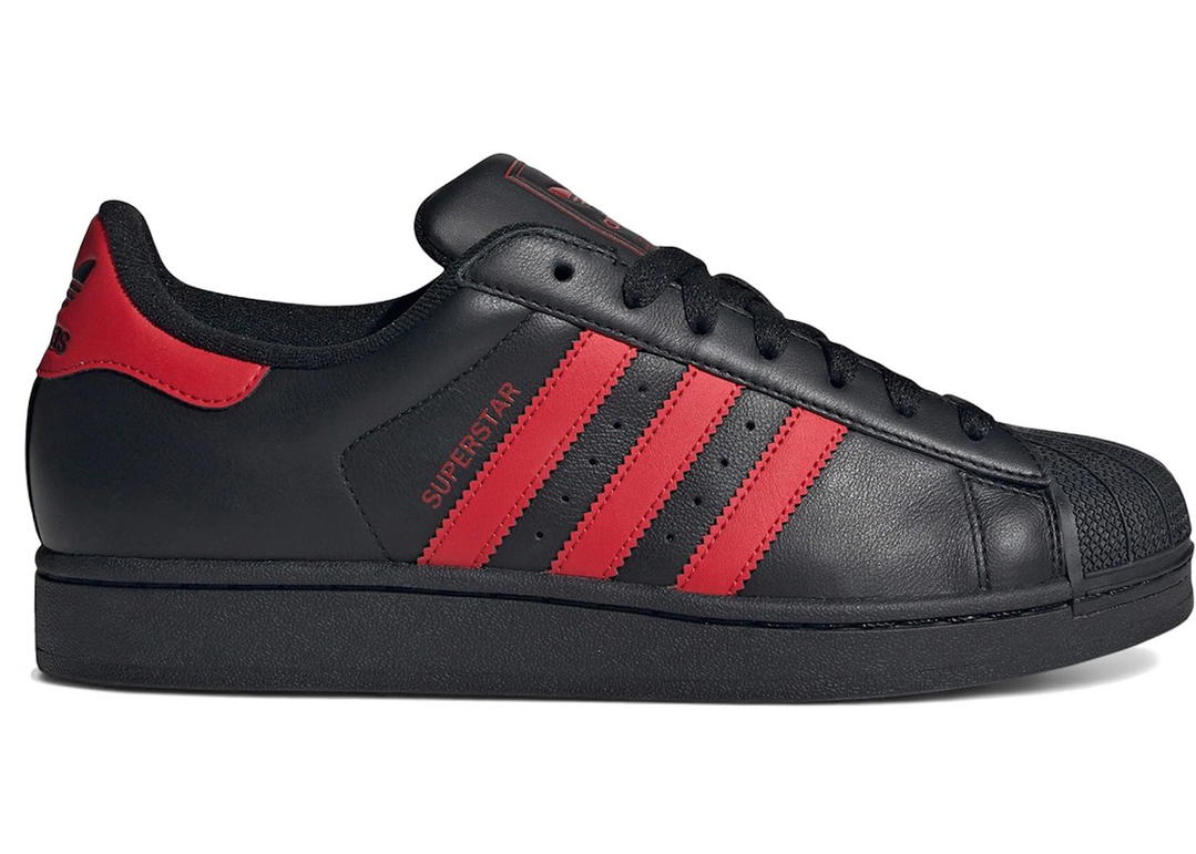 adidas adidas Superstar II Black Scarlet