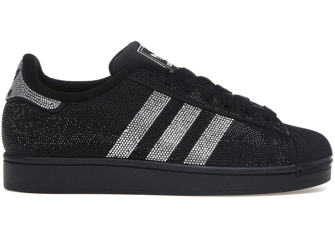 adidas adidas Superstar II Rhinestone Black Silver (Women's)