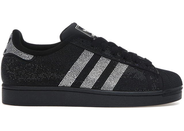 adidas adidas Superstar II Rhinestone Black Silver (Women's) - view 1