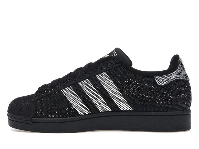 adidas adidas Superstar II Rhinestone Black Silver (Women's) - view 3