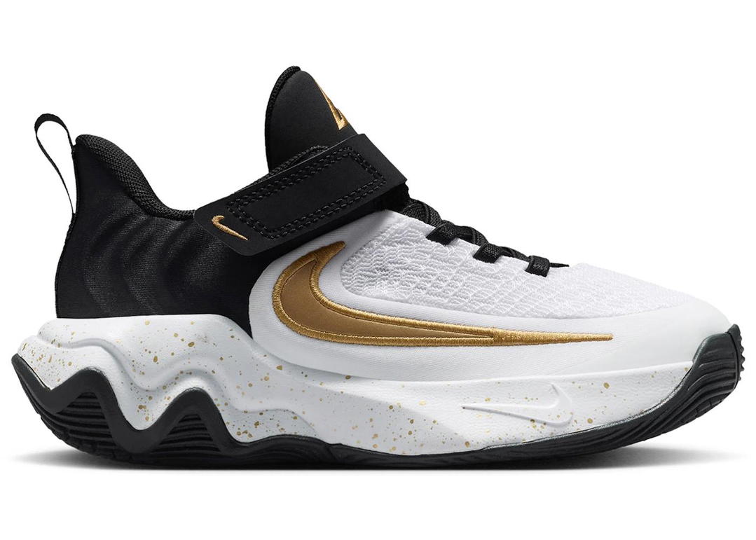 Nike Nike Giannis Immortality 4 Black White Metallic Gold (PS)