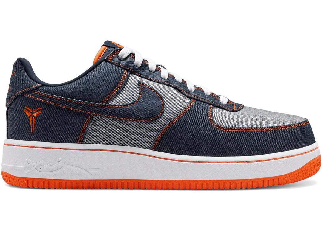 Nike Nike Air Force 1 Low Protro Kobe Bryant Denim Obsidian Safety Orange