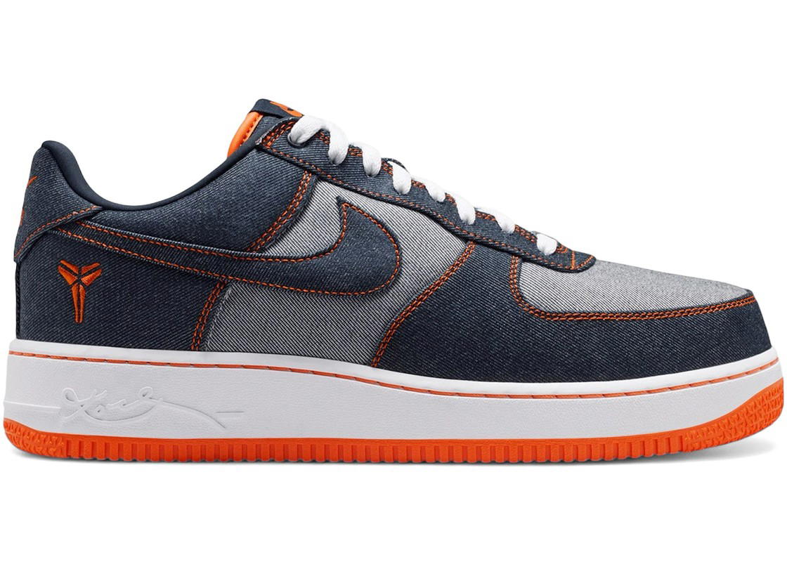Nike Nike Air Force 1 Low Protro Kobe Bryant Denim Obsidian Safety Orange