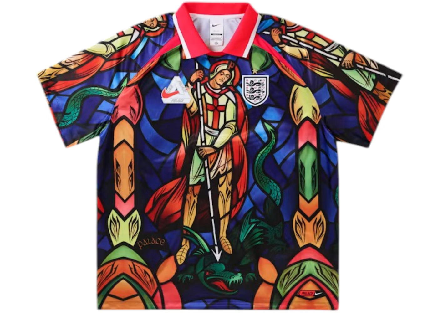 Palace Palace x Nike England Dri-FIT Football Jersey Bright Crimson
