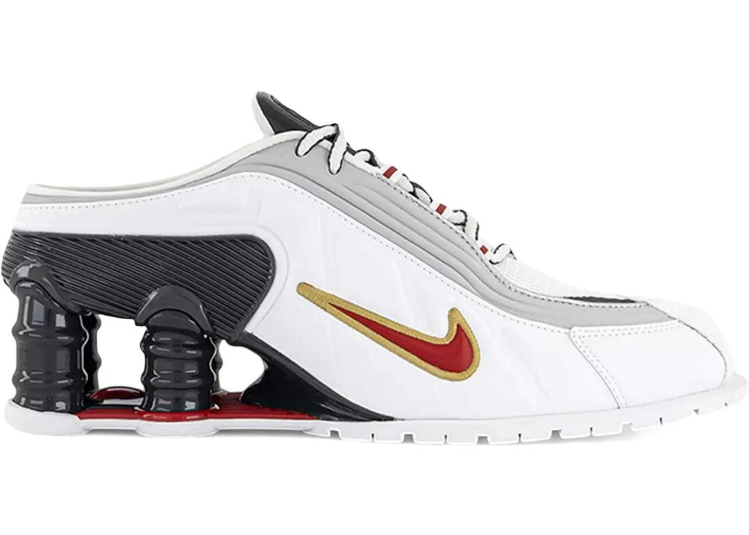 Nike Nike Shox MR4 Mule Martine Rose Metallic Platinum Varsity Red (Women's)