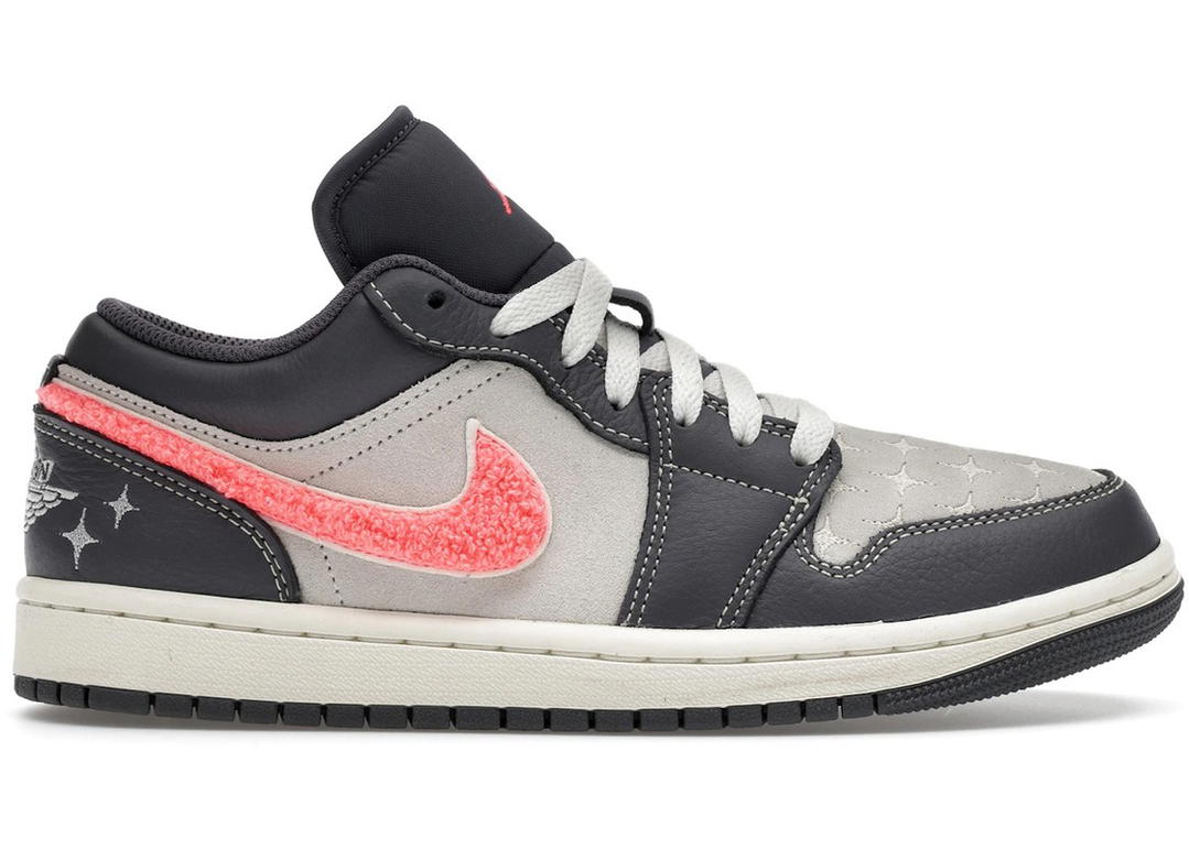 Jordan Jordan 1 Low Light Graphite Hot Punch (Women's)