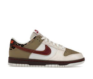 Buy Nike Dunk Low Retro Khaki Team Red Pearl White (Women's) at Sasom – Authentic and Ready to Ship