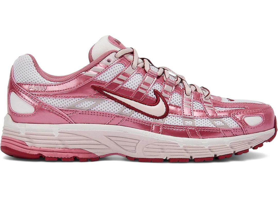 Nike Nike P-6000 White Silt Red Peony (Women's)