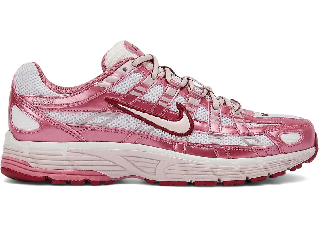 Nike Nike P-6000 White Silt Red Peony (Women's)