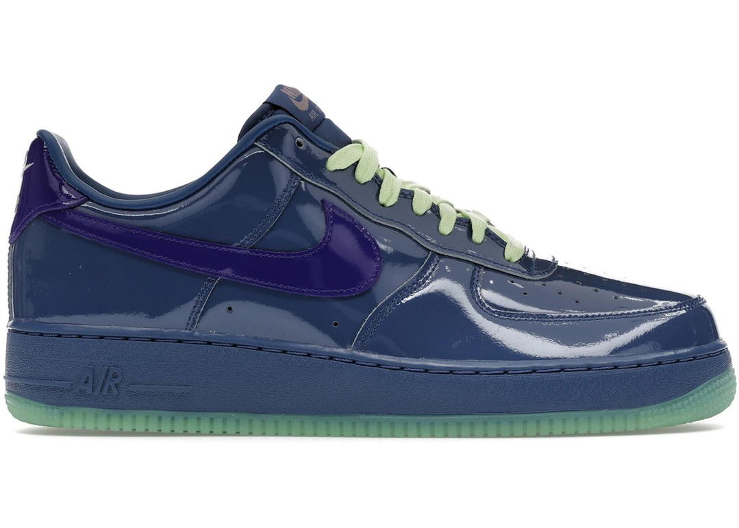 Nike Nike Air Force 1 Low Patent Leather Mystic Navy Grape Ice