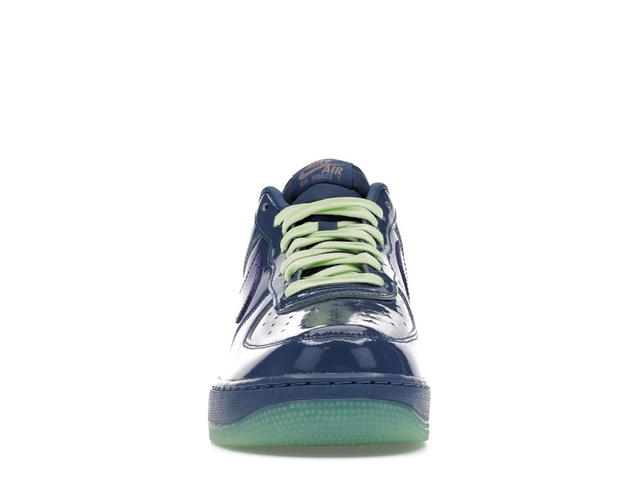Nike Nike Air Force 1 Low Patent Leather Mystic Navy Grape Ice - view 2