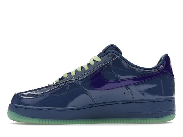 Nike Nike Air Force 1 Low Patent Leather Mystic Navy Grape Ice - view 3