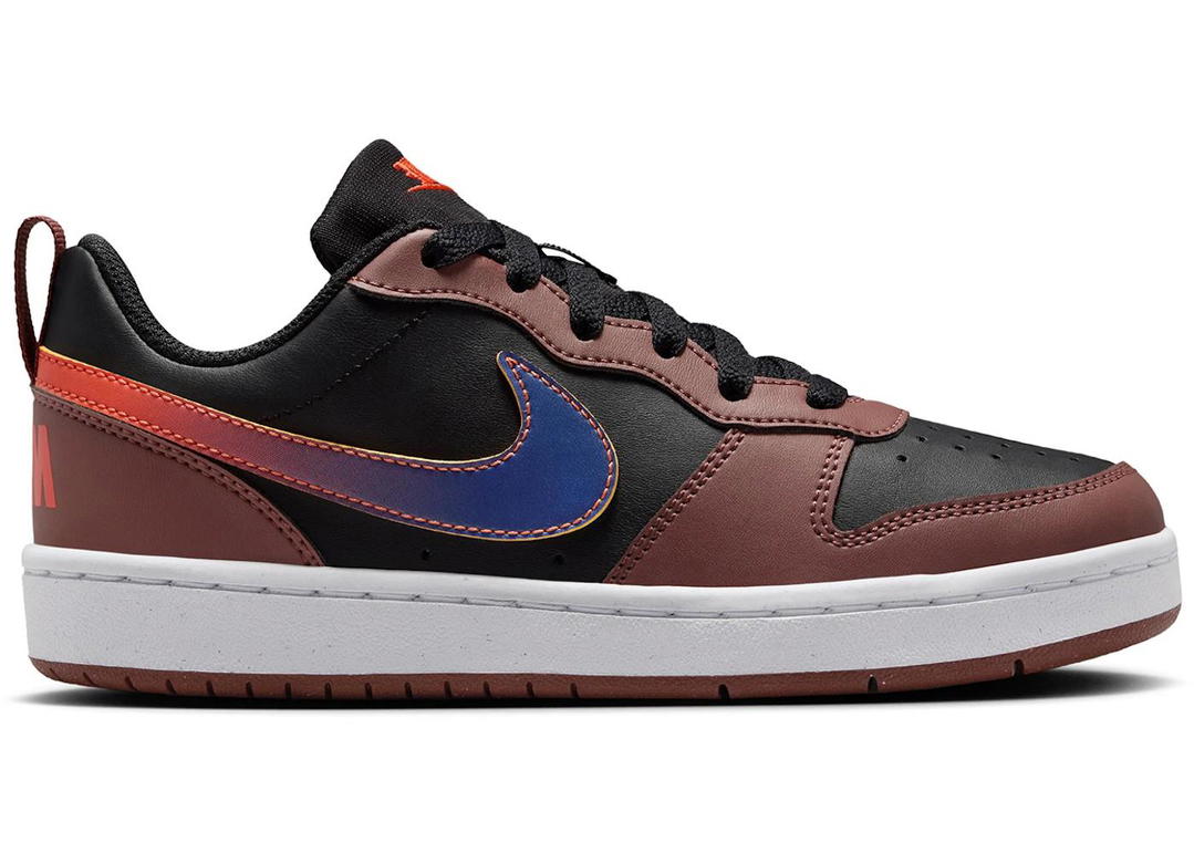 Nike Nike Court Borough Low Recraft Black Red Sepia Orange Deep Night (GS)