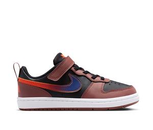 Buy Nike Court Borough Low Recraft Black Red Sepia Orange Deep Night (PS) at Sasom – Authentic and Ready to Ship