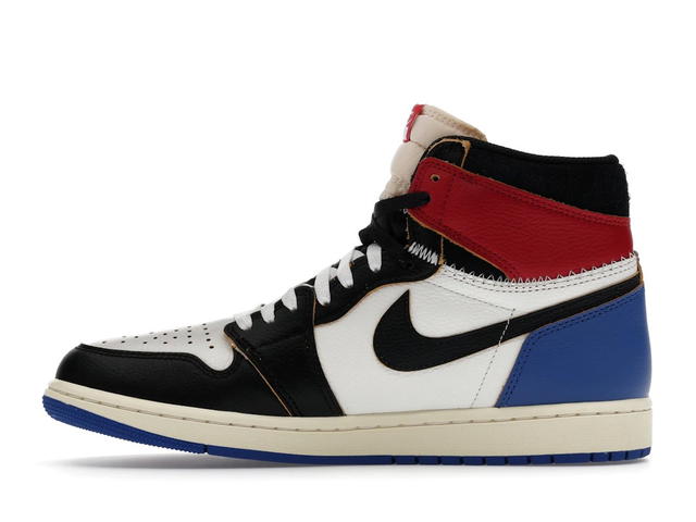 Jordan Jordan 1 Retro High OG SP Fragment x Union LA Varsity Red Sport Royal - view 3
