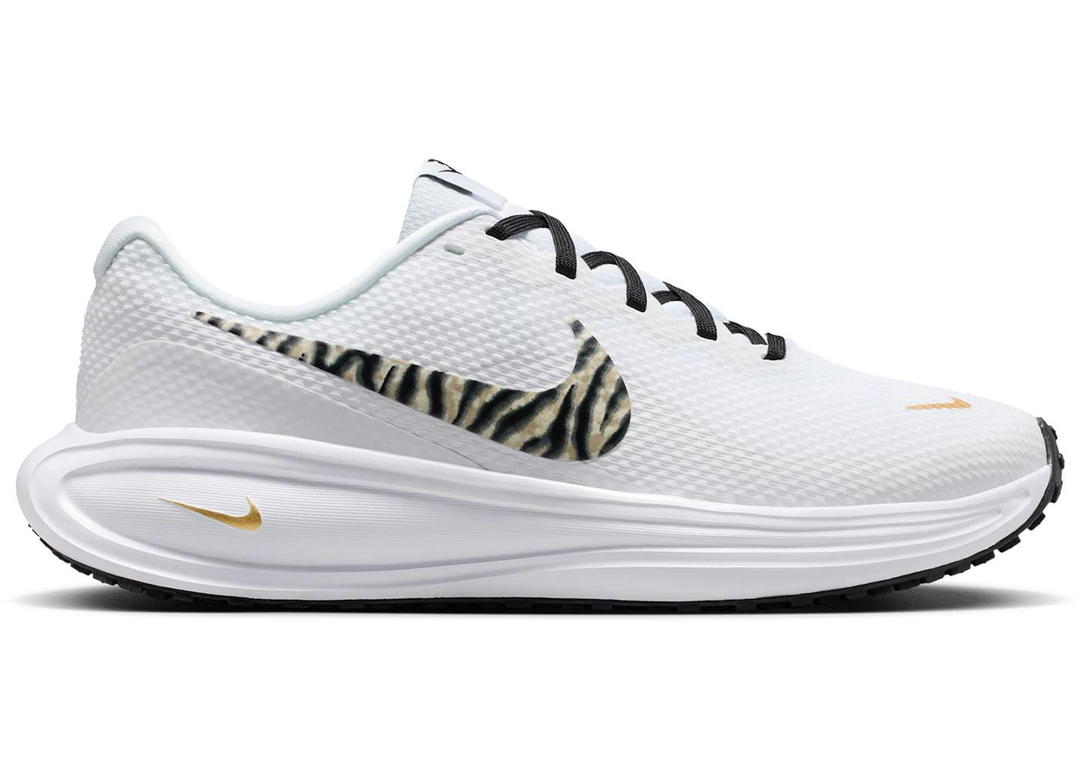 Nike Nike Revolution 8 White Gold Coconut Milk Black (Women's)