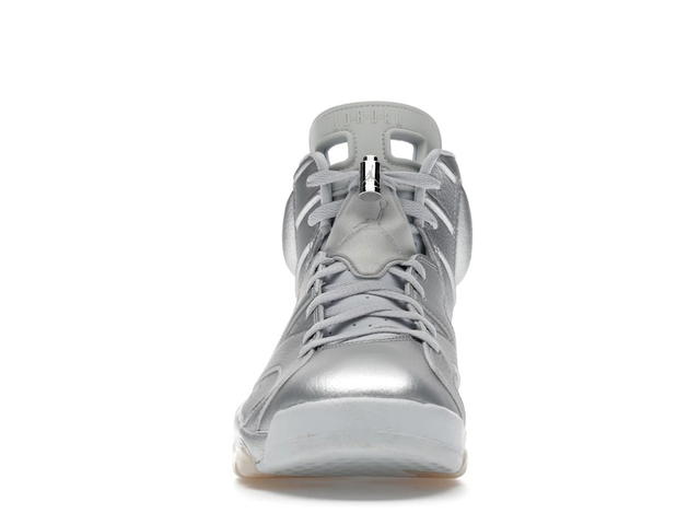 Nike Air Jordan 6 x Paris Saint-Germain Metallic Silver - view 2