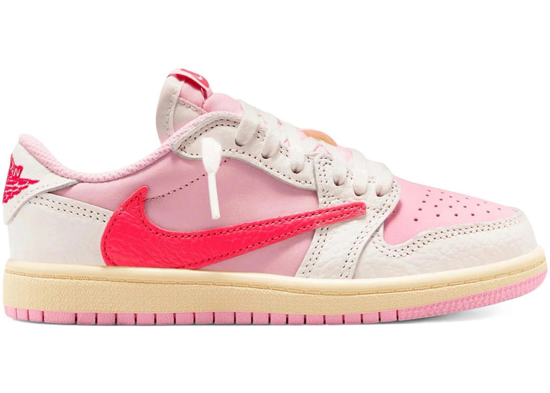 Jordan Jordan 1 Retro Low OG SP Travis Scott Sail Tropical Pink (PS)