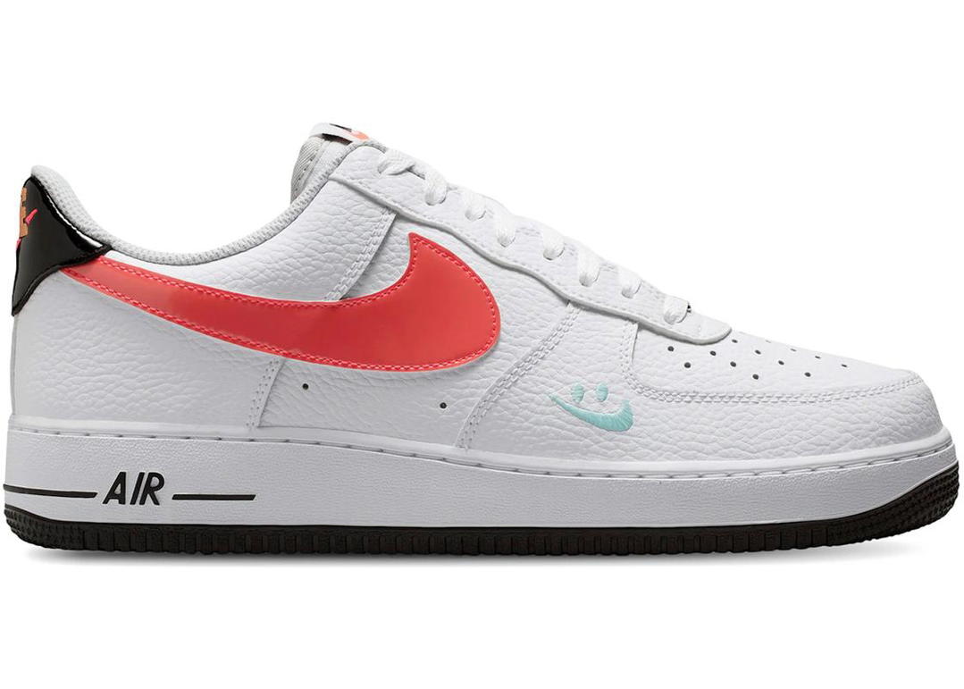 Nike Nike Air Force 1 Low '07 Smiley Swoosh White Black Flash Crimson