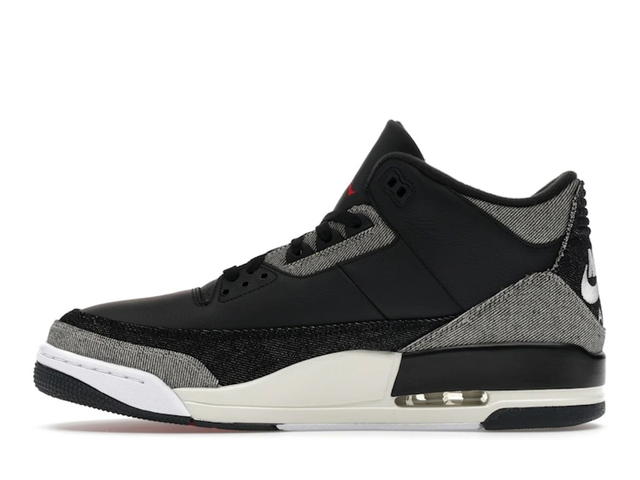 Nike Nike Air Jordan 3 x Levi's Black White - view 3