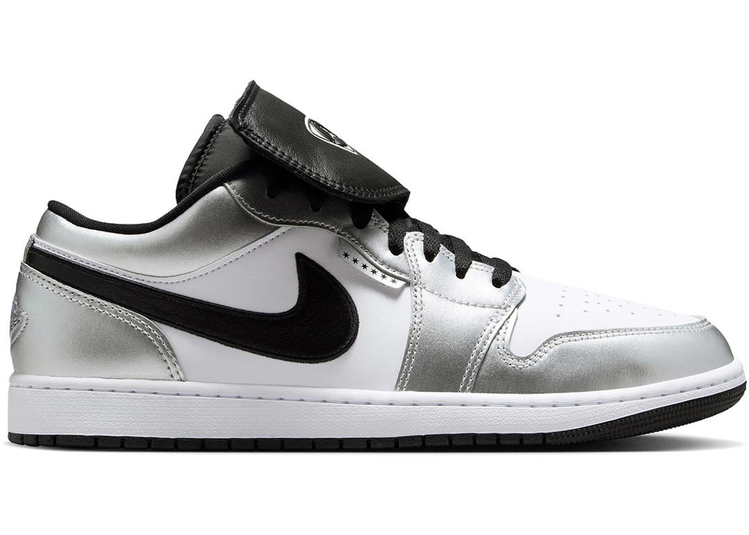Jordan Jordan 1 Low SE Metallic Silver Tiempo
