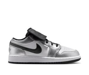 Buy Jordan 1 Low SE Metallic Silver Tiempo (GS) at Sasom – Authentic and Ready to Ship