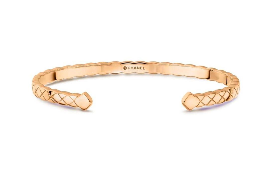 Chanel Chanel CoCo Crush 18K Gold Bangles Women's Rose Gold