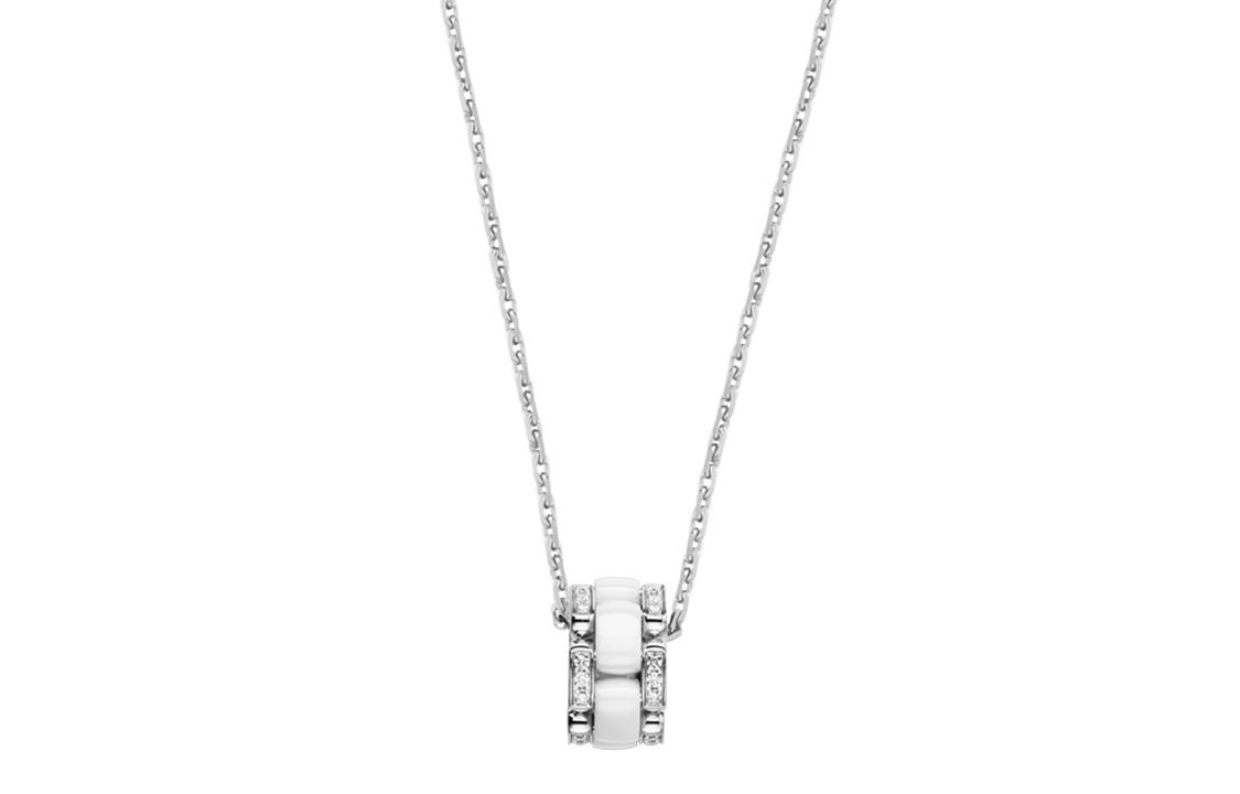 Chanel Chanel Necklaces Women's Silvery White