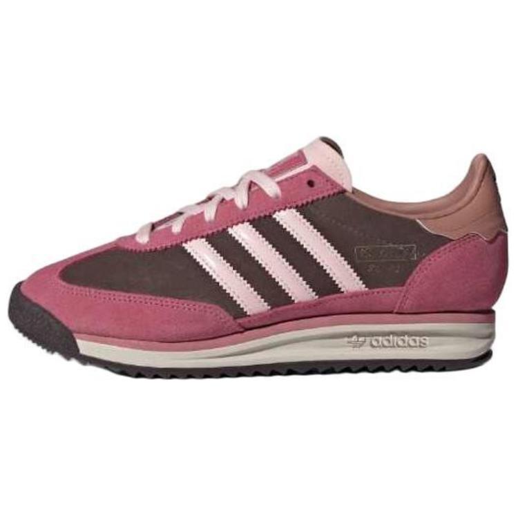 adidas Adidas Originals SL 72 RS Anti Slip Wear Resistant Low Top Casual Shoes Women's Pink