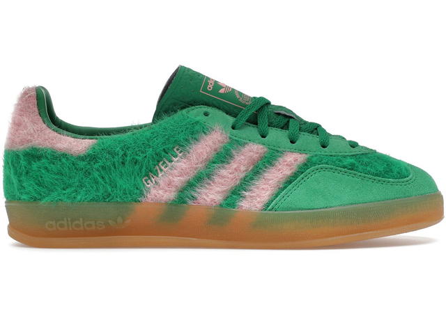 adidas adidas Gazelle Indoor Green Glow Pink (Women's) - view 1