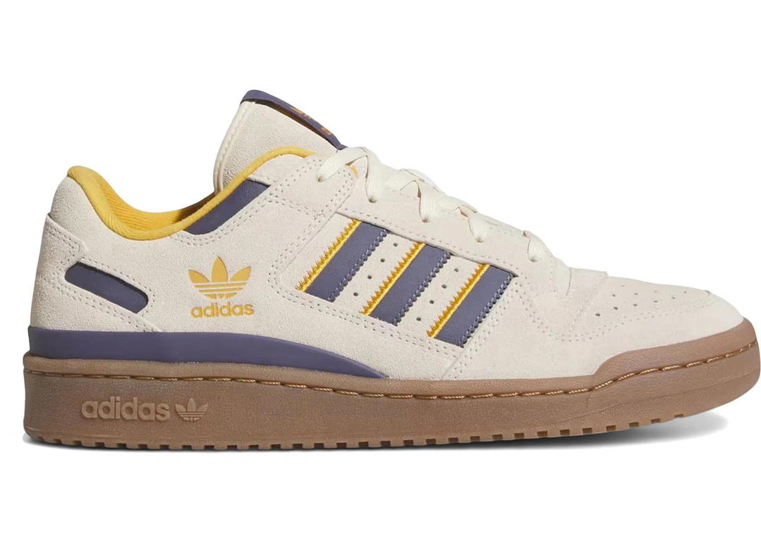 adidas adidas Forum Low CL White Preloved Violet Yellow