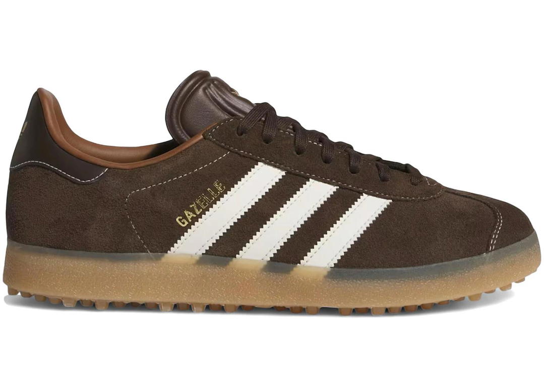 adidas adidas Gazelle Spikeless Golf Dark Brown Chalk White