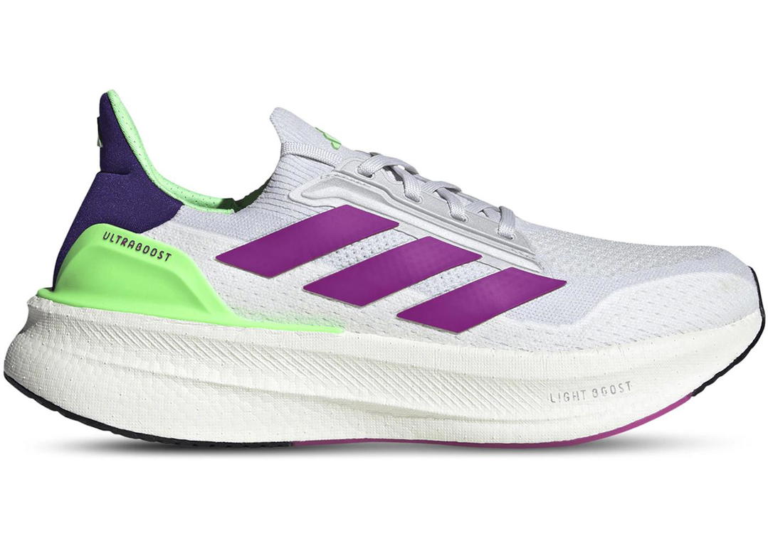 adidas adidas Ultra Boost 5X Grey Purple Burst Lime Burst