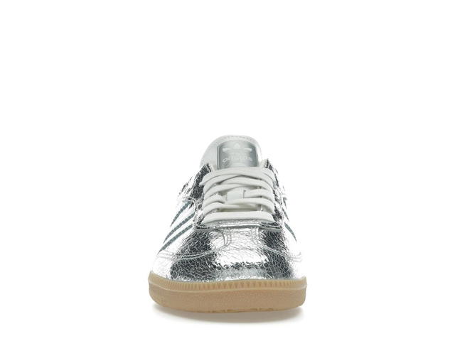 adidas adidas Samba OG Silver Metallic Cracked Leather (Women's) - view 2