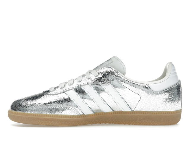 adidas adidas Samba OG Silver Metallic Cracked Leather (Women's) - view 3